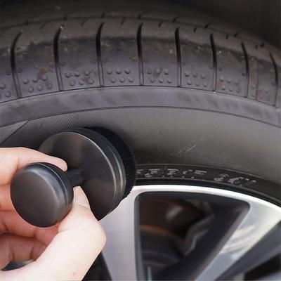 Portable Tire Brush with Box Seal Soft and Fast Foundation Tool Motorcycle Car Cleaning Tools Detailing Dusting Brush Gadget