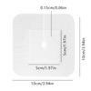 10/5Pcs Medical Drainage Tube Sterile Wound Dressing Non-Woven Patch with Hole for Renal Puncture Urinary Catheter Fixation