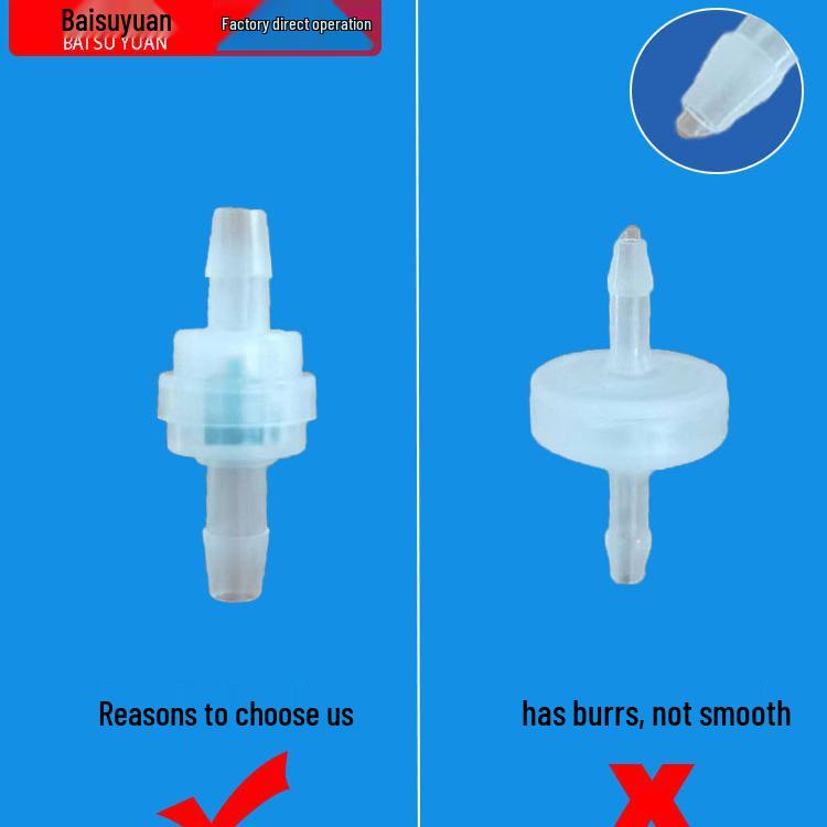 18mm Oil and Ozone-Resistant Non-Return Genuine Plastic Check Valve