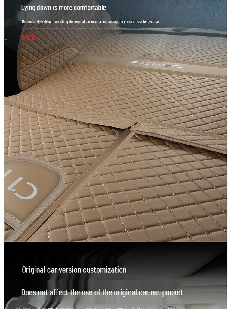 Compatible Leapmotor C11 Trunk Mat - Surround Design, Wear-Resistant, Fits 26 Models