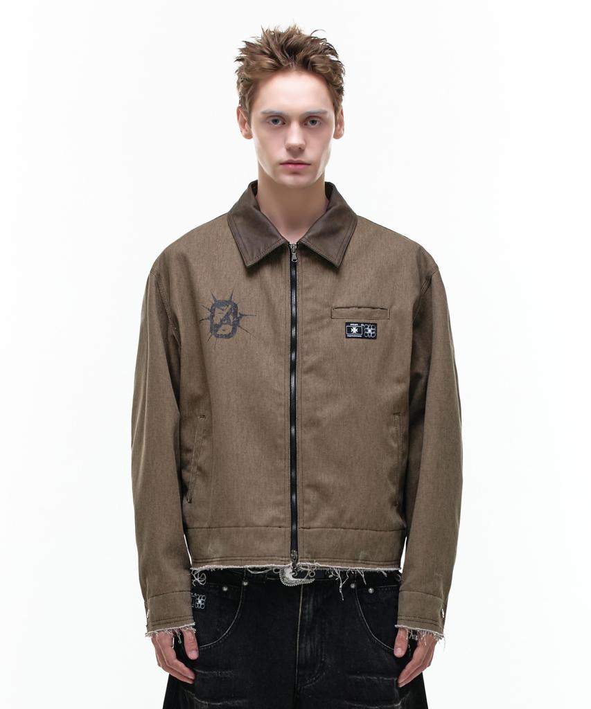 Opus 0012 Op. 03 Tags Work Jacket Brown Ver.2