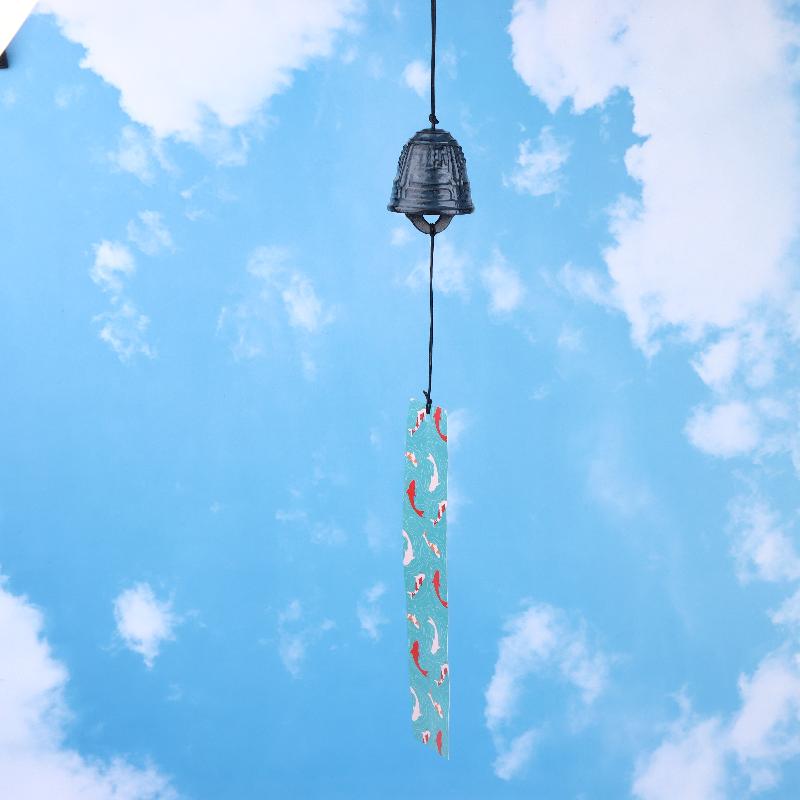 Creative Cast Iron Wind Chime Hanging Decoration Metal Retro Hanging Leaf Bell Balcony Outdoor Garden Hanging Decoration