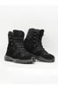 Women Modern Chic Fashion Dawn M Suede Black Police Military Boots