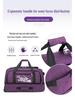 Expandable & Waterproof Oxford Cloth Rolling Duffle Bag - Large Capacity for Men, Women, Students; Foldable & Hand-Carry for Short Trips