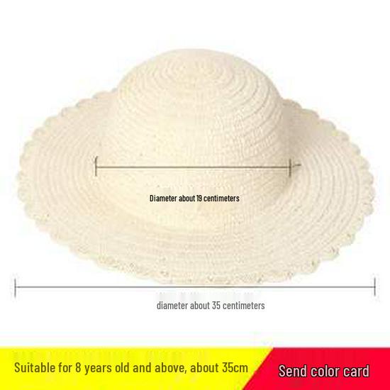 Child's DIY Painted Straw Hat Kit - Creative Art & Coloring for Kindergarten