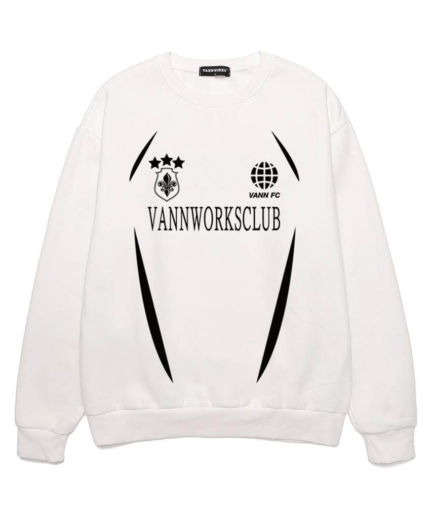 VANNWORKS Blockcore Unique Sweatshirt (Vls0003) White/Black