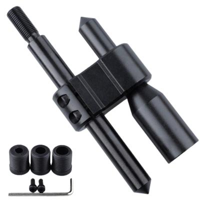 CHASO Shift Knob Extension Universal Conversion Adapter Bend Height Adjustable Aluminum MT Car Truck Black M12 X 1.25