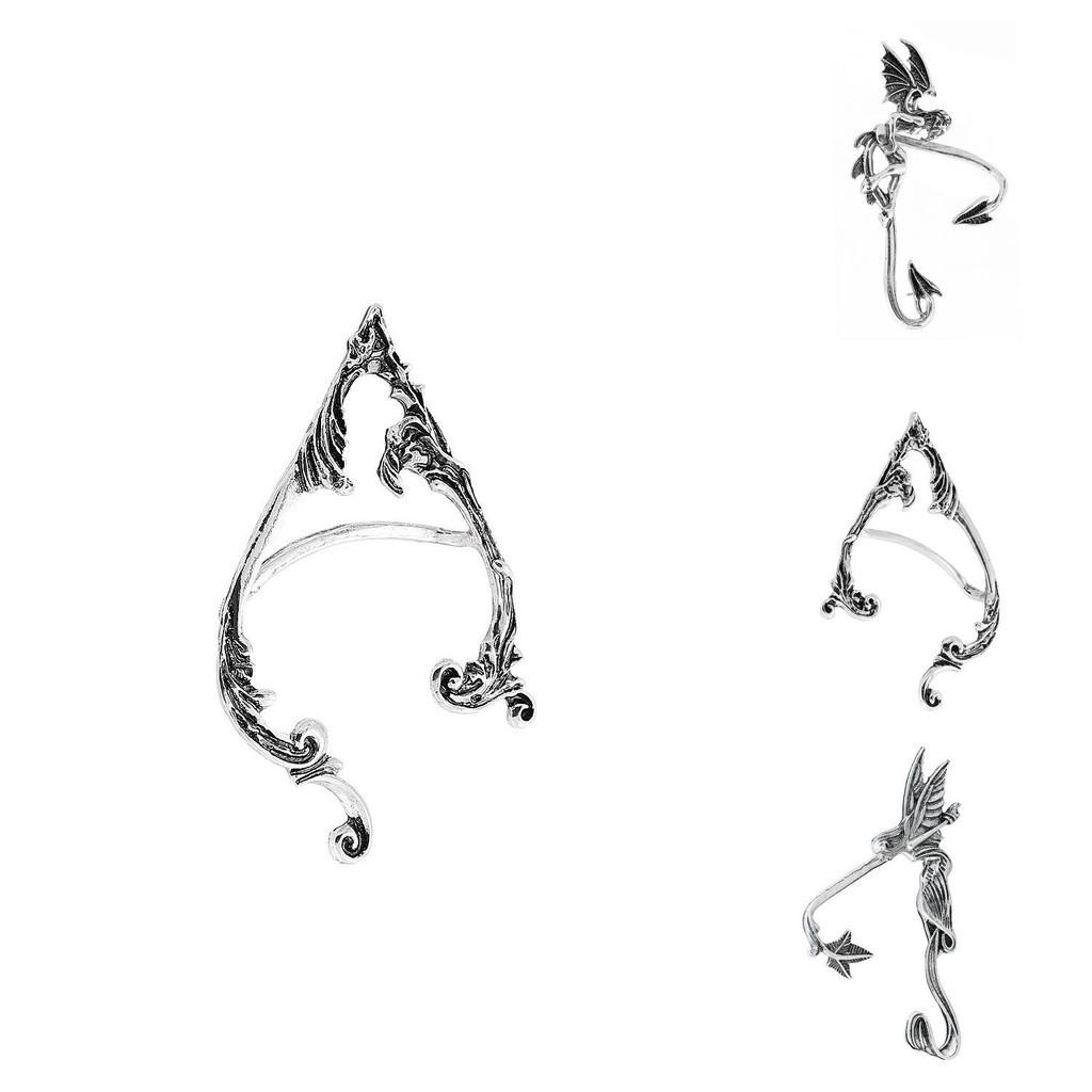 Stylish Angel Summer Wing Ear Clips Elegant Geometric Earrings For Women