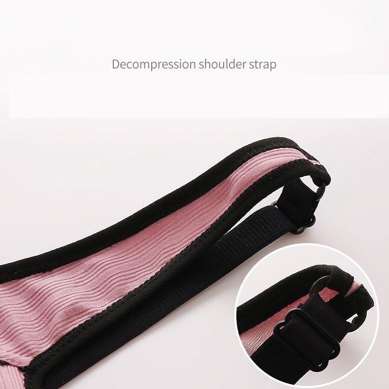 Tank Top Large Bra No Steel Rim Sexy Lace Wrap Bra Adjustable Women's Breathable Bralette