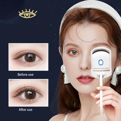 1 stück Elektrische wimpernzange USB lade modus Schnelle heizung Tragbare auge schwarz styling Lang anhaltende curling heißer wimpern clip