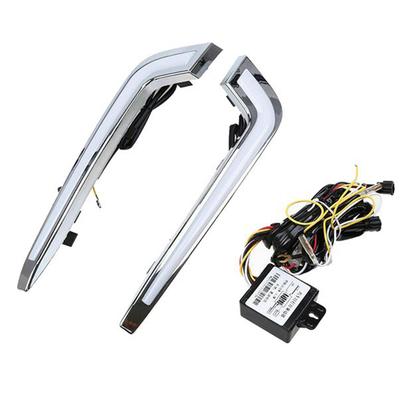 Pair DRL Daytime Running Light Fog Lamps For Cadillac XTS 2013 2014 2015 16 2017