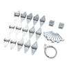 16 18x7 Garagentor-Beschlagset Garagentor-Scharnier Nylonrolle Obere Winkel mit 2650mm Kabel