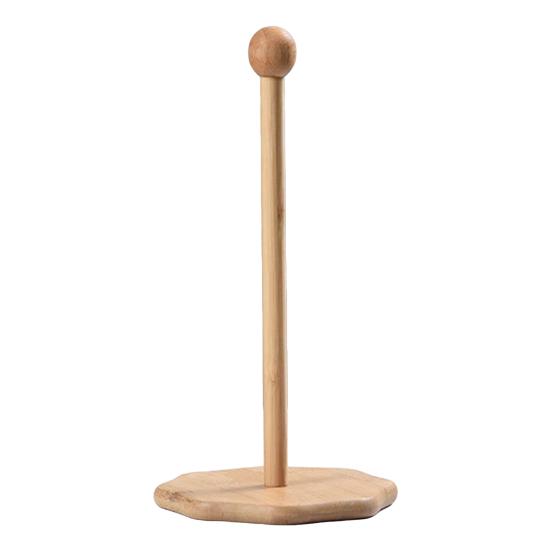 Бамбуковий тримач для паперових рушників Рустикальний настільний органайзер для паперових рушників Диспенсер для рулонів для кухонної стільниці Ванної кімнати Обіднього столу