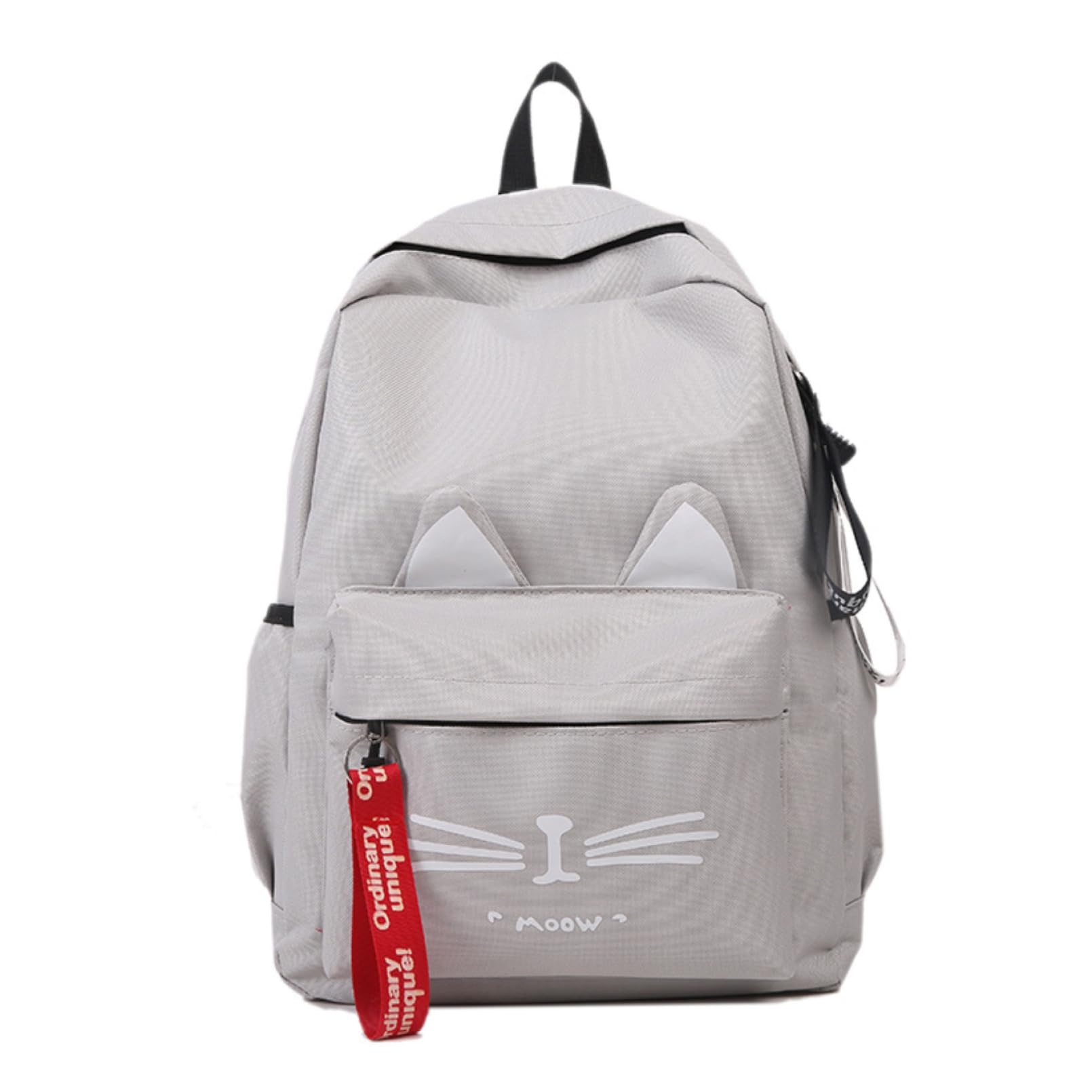 

SATOMO Women s Large Capacity Backpack, Perfect for School, Cute, Stylish, and Lightweight, with Cat Ears and Cat Print, Perfect for Girls and