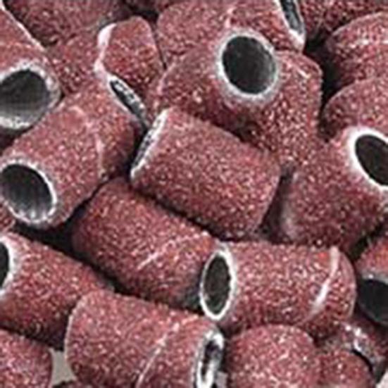 50 Pcs Sanding Wheel Nail Band Grinding DIY Art Pedicure Sander Sandingsleeve