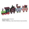 Christmas Train Decoration Wooden Festive Mini Train Ornament Xmas Train Centerpiece for Mantel Dining Table Happy New Year Gift