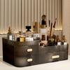 Drawer-Style Makeup & Skincare Organizer with Multi-Grid Compartments