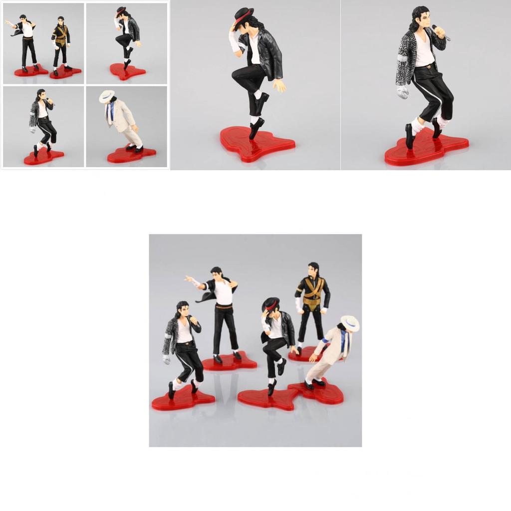 Michael Jackson 4-inch Pose Figurines Set Premium Quality Collectible Gift For Fans