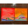 Used Fantasy Painting, Box Art of Fuji Mandala by Flying Painter Yuji Itokawa,