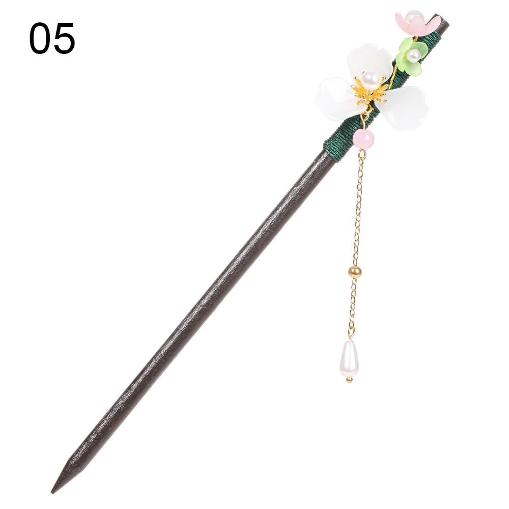 Ebony Tassel Retro Style Handmade Hair Accessories Chopstick Hair Sticks Hair Styling Tools Hairpin