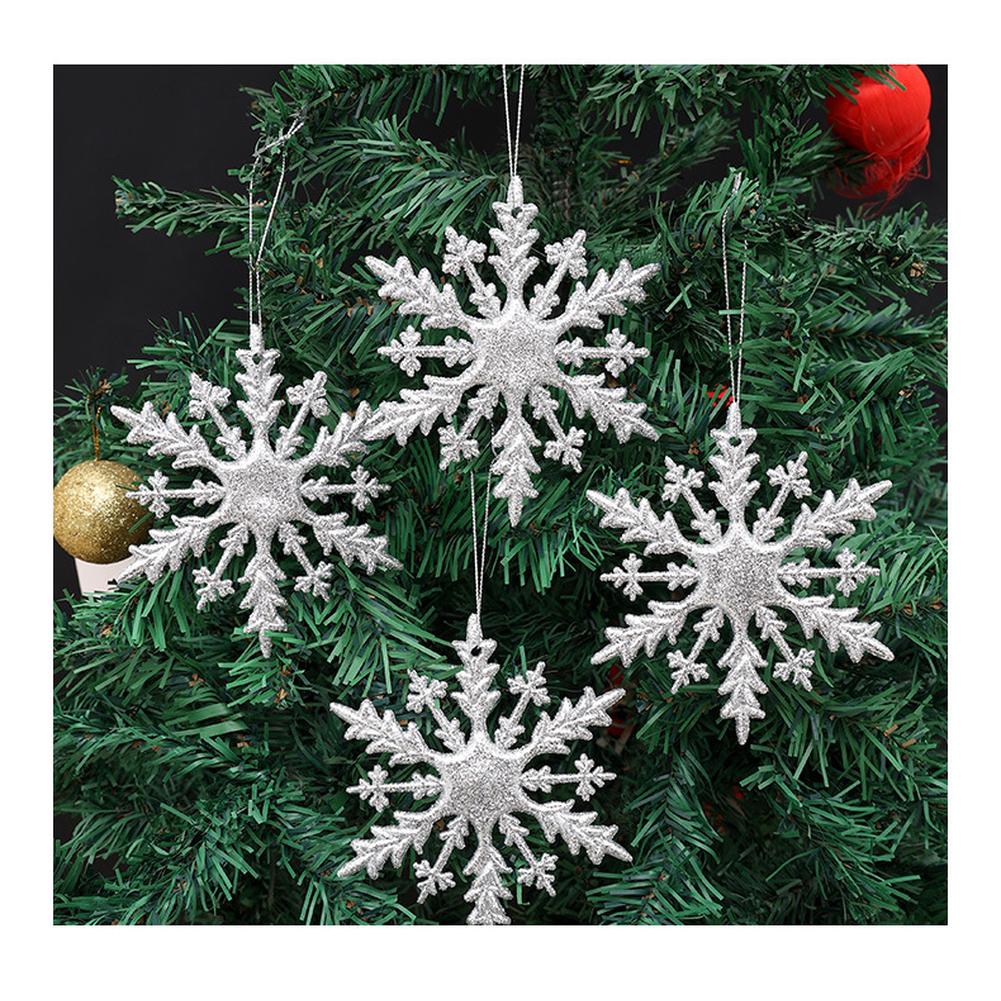 Elegant Tree Decorations Hanging Tree Ornaments Acrylic Christmas Decorations Elegant Snowflake Design For Christmas Tree China Mainland