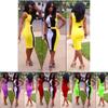 Elegant Colorful Sexy Fashion Bodycon Women Dress Sleeveless Fit Leisure Slim Design