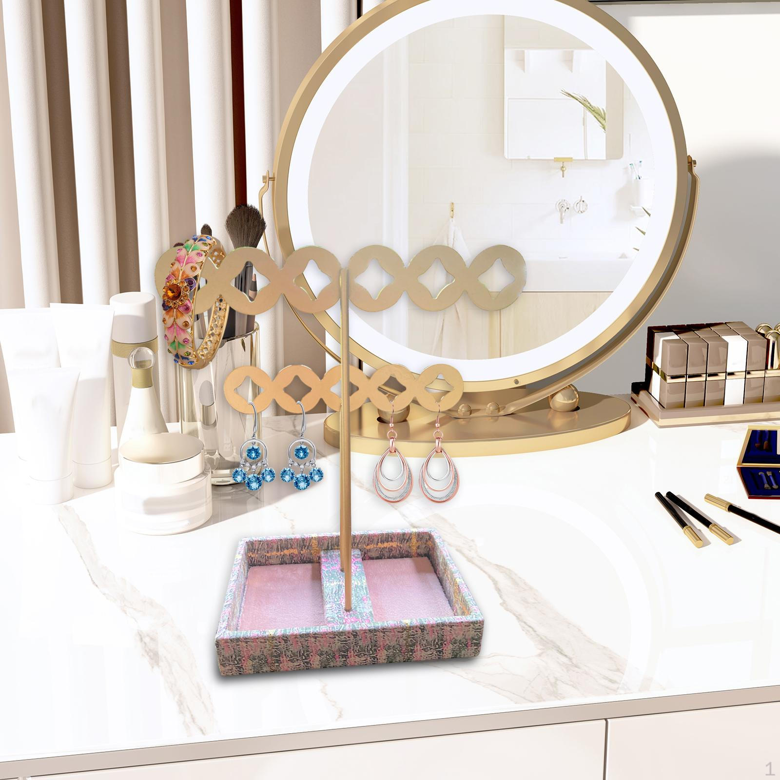 

Jewelry Display Stand Rack with Base Home Vanity Organizer Holder