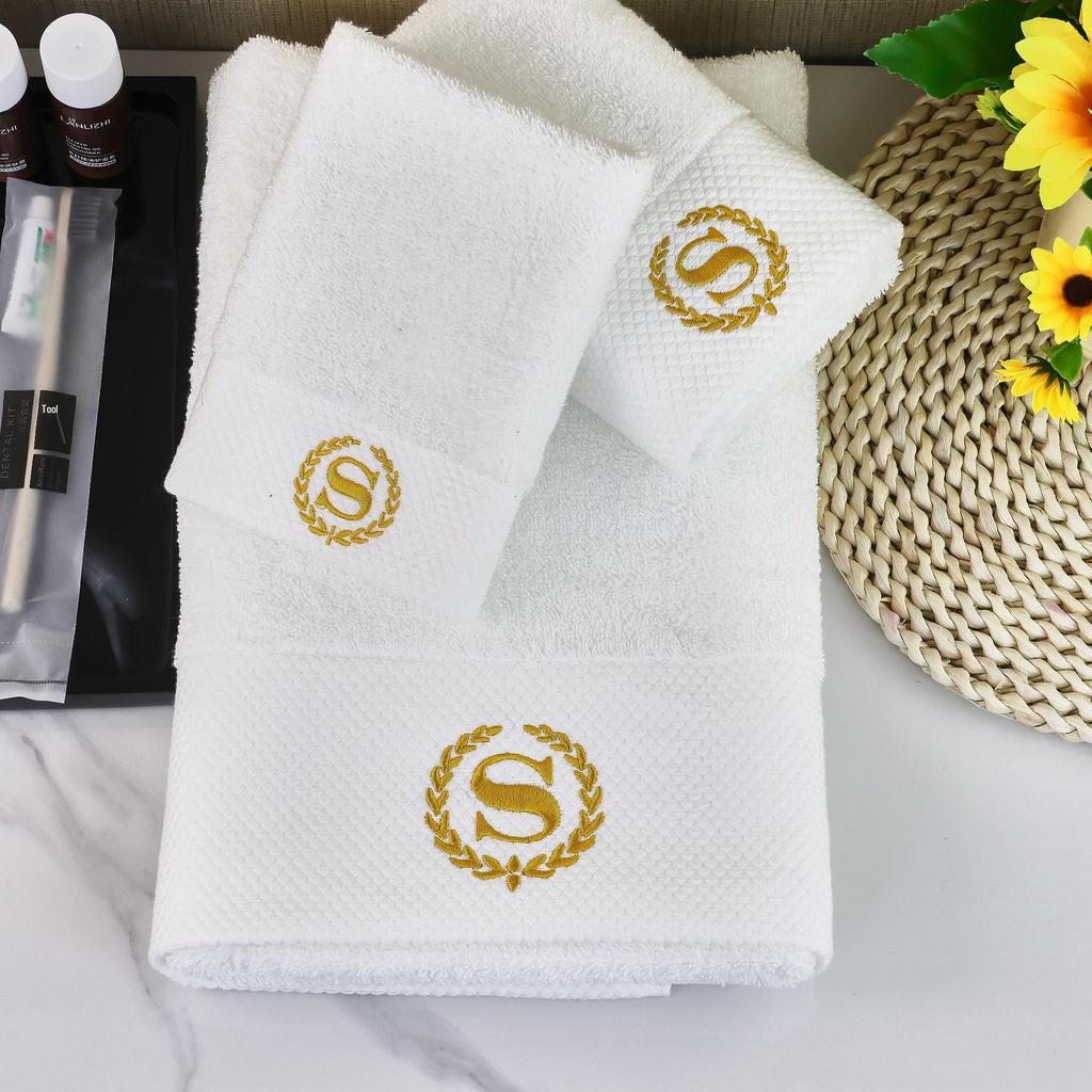 Ritz-Carlton Ručník z čisté bavlny Pětihvězdičkový hotelový ručník – Silný, Pratelný, Špičková kvalita