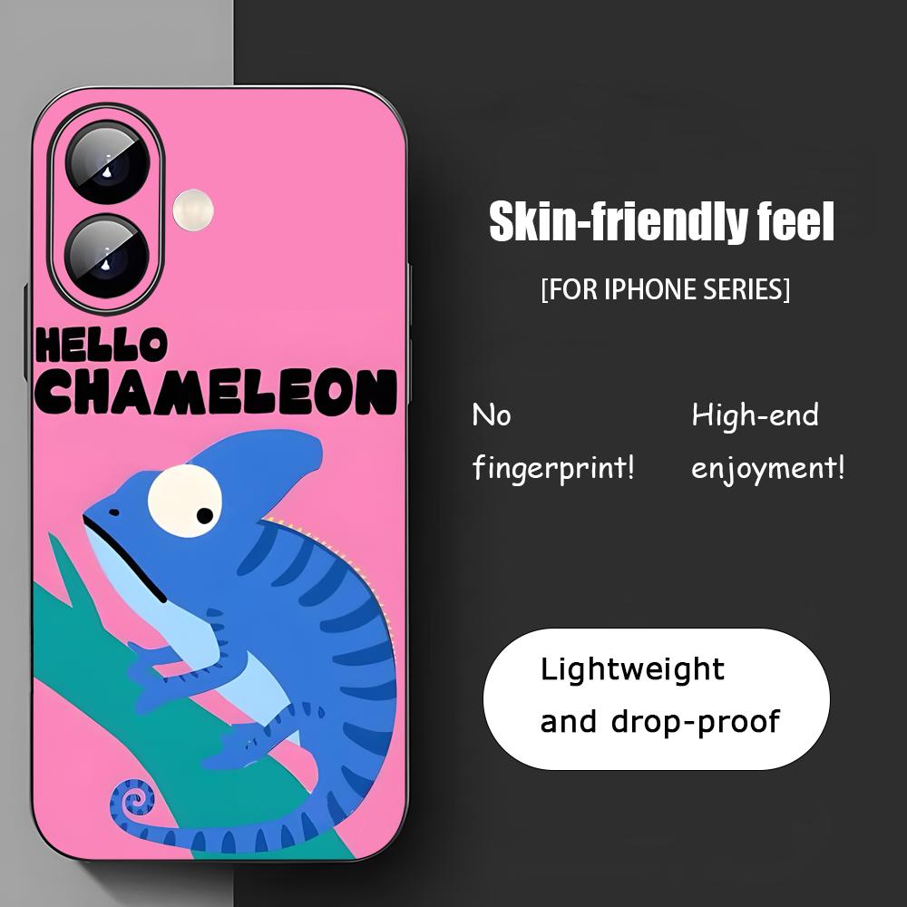 

Funny Hello Animal Popular Phone Case For iPhone 17 16 15 14 13 12 11 X XR XS 8 Plus Mini Pro Max Soft black Shockproof Cover iPhone17 Pro Max