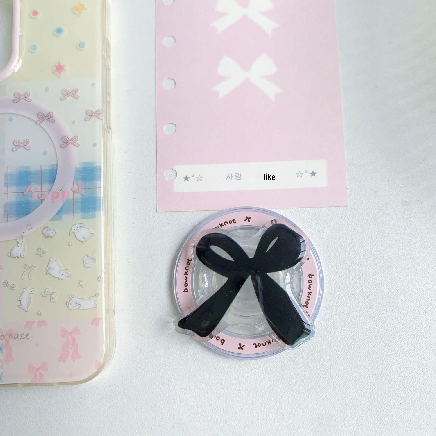 Korean Cute Rotating Star Wings MagSafe Magnetic Stand with Strong Suction for Women