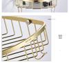 Minimalist Brushed Gold Towel Rack - 304 Stainless Steel Bathroom Hardware Hanger