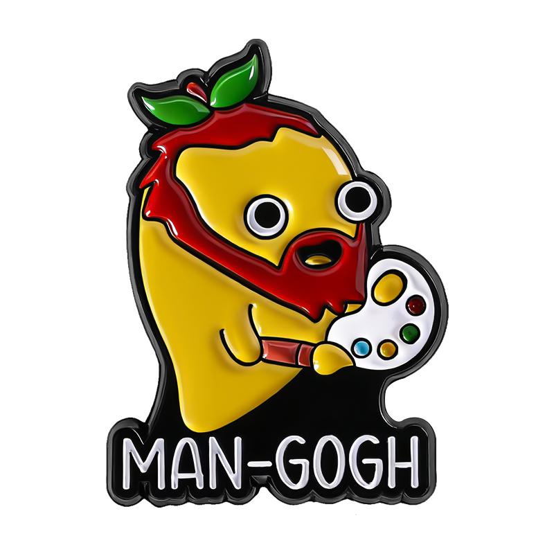 BERRY COOL Enamel Pins Custom Strawberry Watermelon Mango Banana Brooches Lapel Badges Clothes Funny Jewelry Gift for Friends