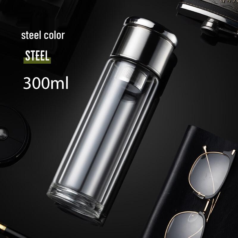 Shangqi Double-Wall Glass Tea Infuser Bottle