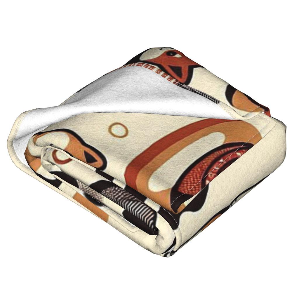 Minimalist Shiba Inu Design Lovely Cute Dogs Blanket Portable Flannel Sofa Throw Blanket for Home Bedroom Throws Bedspread Quilt