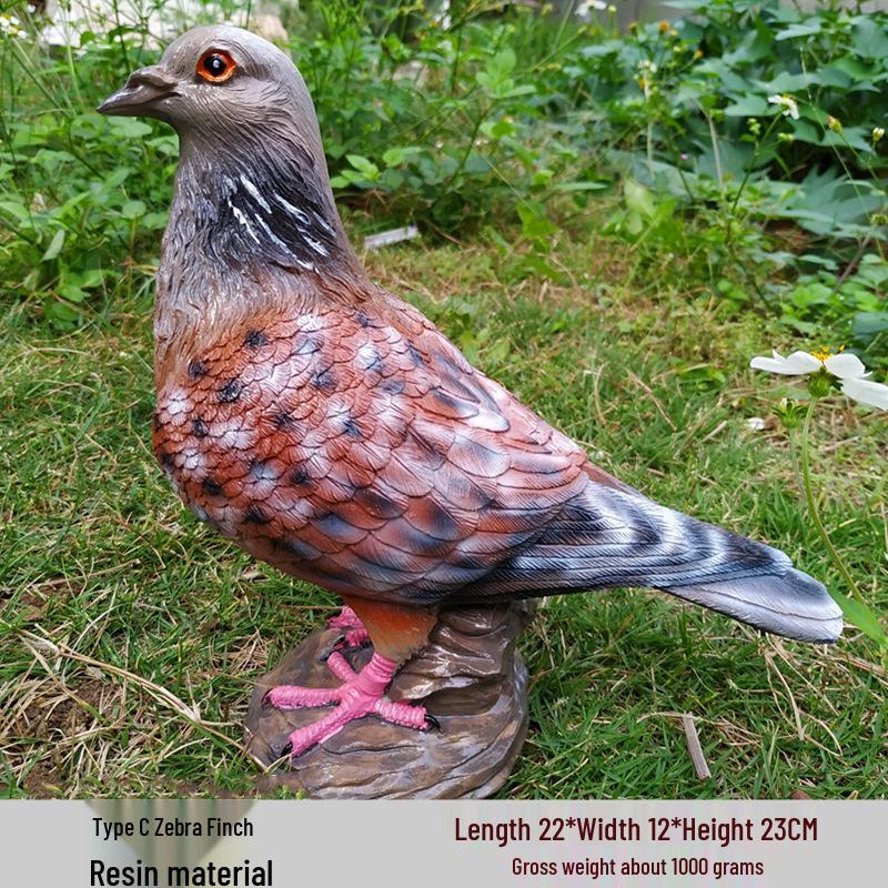 Dove Tree Resin Garden Ornaments: Outdoor Sculpture & Horticulture Set