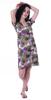 Moomaya Printed V-Neck Nightgown Sleepwear For Women  s  Nightwear  Soft