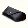 Zipper Sunglasses Case High Quality Black PU Leather Protective Glasses Box