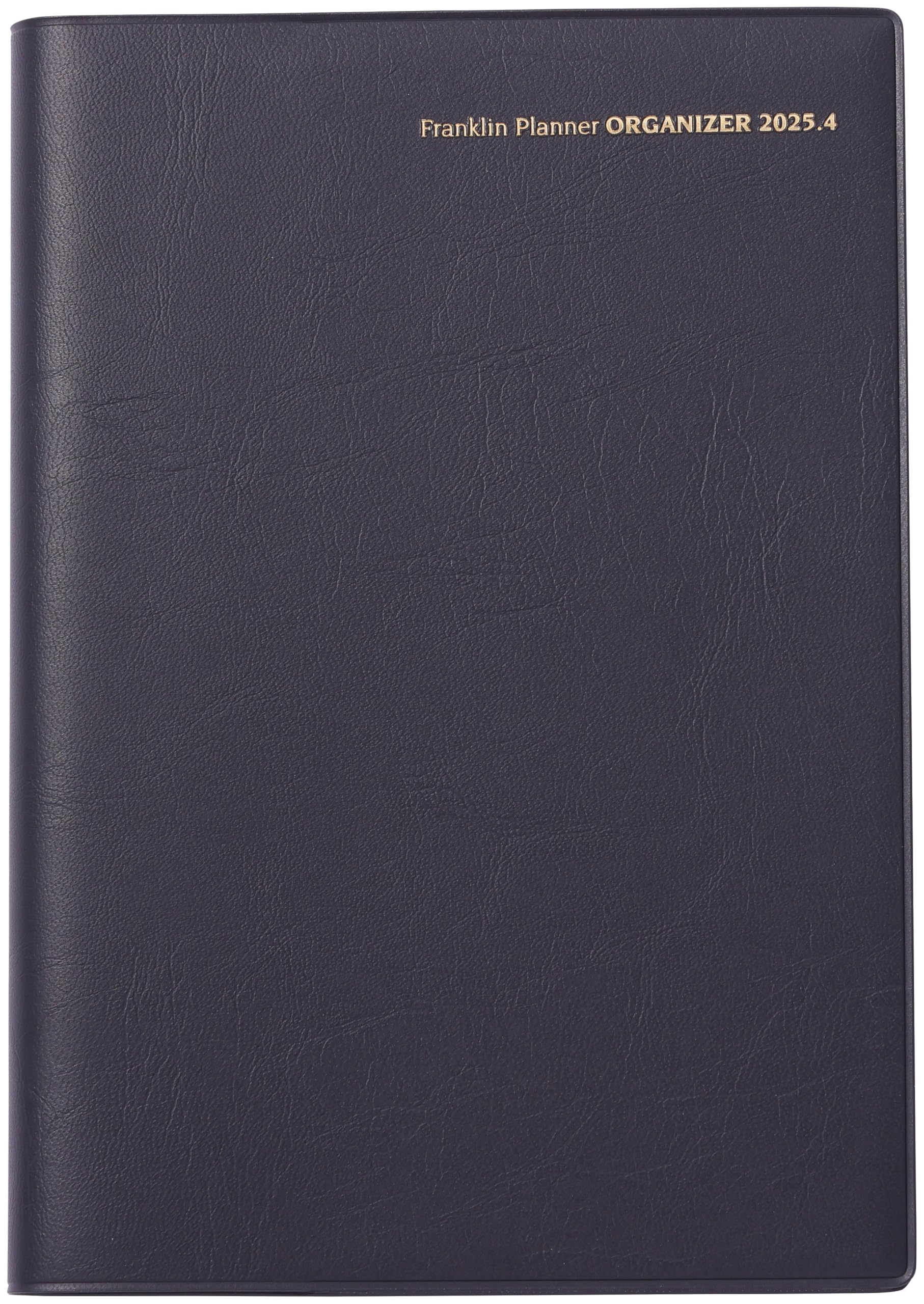 

Franklin Planner Organizer, 1 Page Per Day, PVC, Starting April 2025, B6, Black, 86490