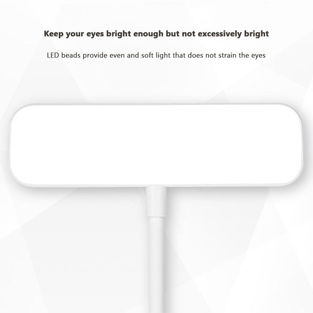 LED Desk Lamp 3 Levels Brightness Dimmable Eye Protection Table Lamp With 360 ° Universal Hose USB Power Supply Night Light