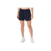 Asics Womens Tennis Series Breathable Comfortable Soft Sports Shorts Women Shorts Dark-Blue 2042A375-400