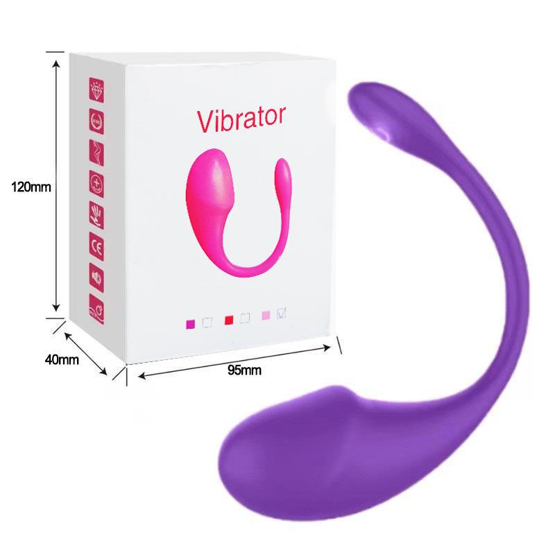 Women's Rechargeable APP-Controlled Tadpole Vibrator Dildo