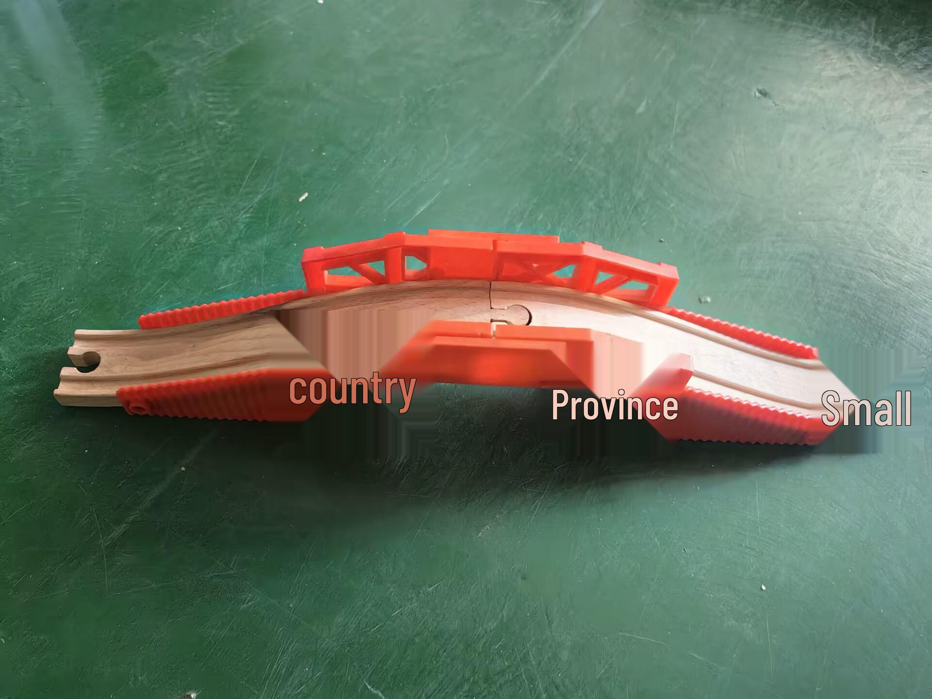 

Дитяча дерев яна залізниця - Універсальний та розвиваючий набір іграшок