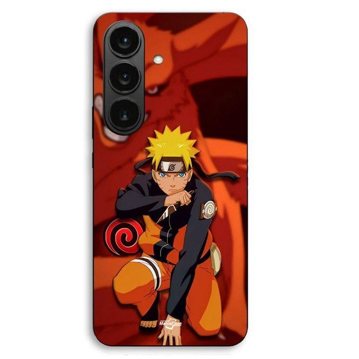 Coque téléphone - MANIACASE - Samsung Galaxy S26 - Naruto Kurama Mode - Silicone TPU - Noir