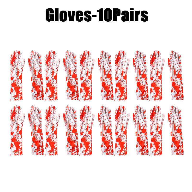 Halloween Cosplay Nurse Costume Socks Bloody High Stockings Women Stockings Blood Stained High Socks Halloween Over Knee Socks
