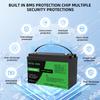 Datouboss 12V 100AH  Lifepo4 Batterie Solaire Lithium Battery Pack Storage for  RV/ Solar System/Trolling Motor/camper