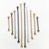 18k Alloy Double Lobster Clasp with Tail for Necklace & Bracelet Extensions