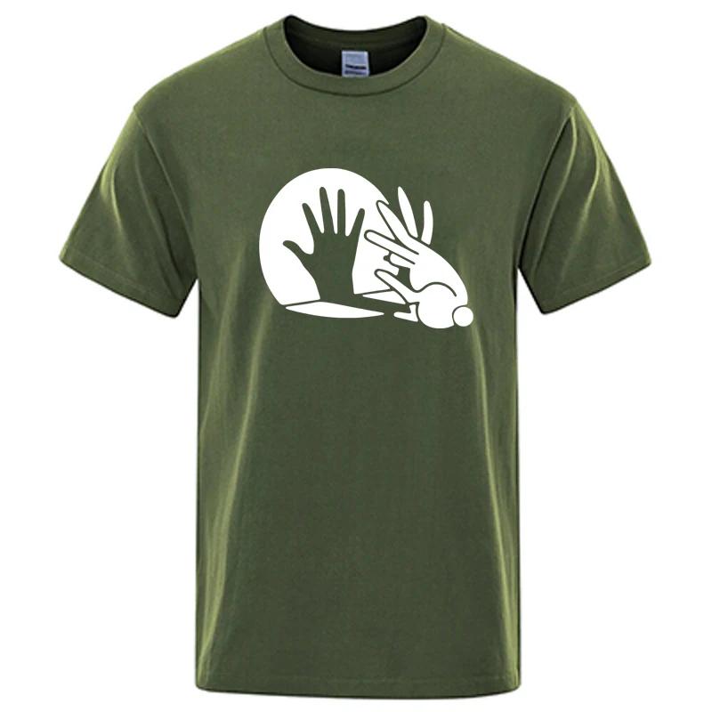 

Men s High Quality T-shirt Cotton Blend Funny Shadow Puppet Design Print Summer Casual Loose O-neck for Male T-shirt Tops Tees 5XL