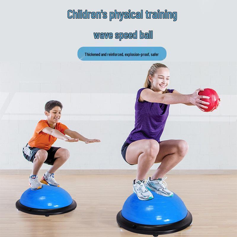 Thickened Anti-Explosion Balance Half Ball for Yoga & Sensory Training