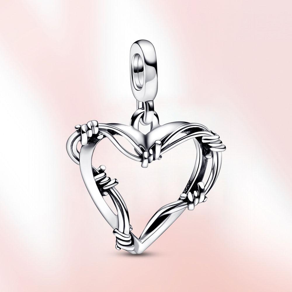 

Настоящее серебро S925 стерлингового серебра ME charm Heart mini Подвеска подходит для оригинальной подвески Charm Original Jewelry Женский подарок