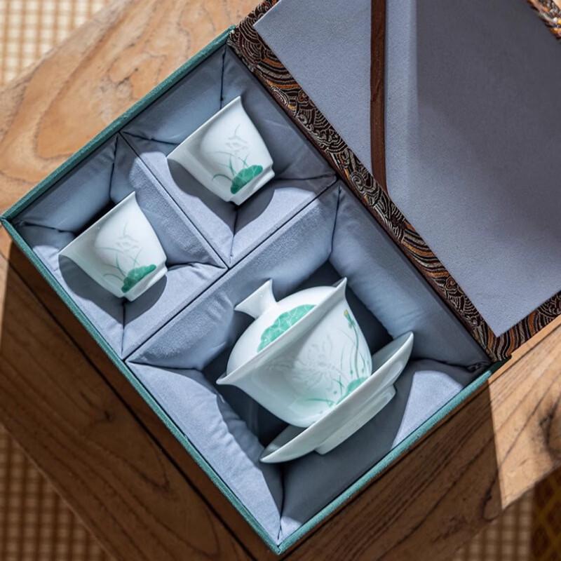 Handun Linglong Hollow Ceramic Kung Fu Tea Set